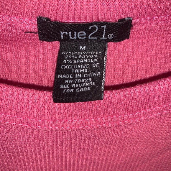 Pink Fitted Rue21 Sun Patterned Tee - Picture 2 of 3